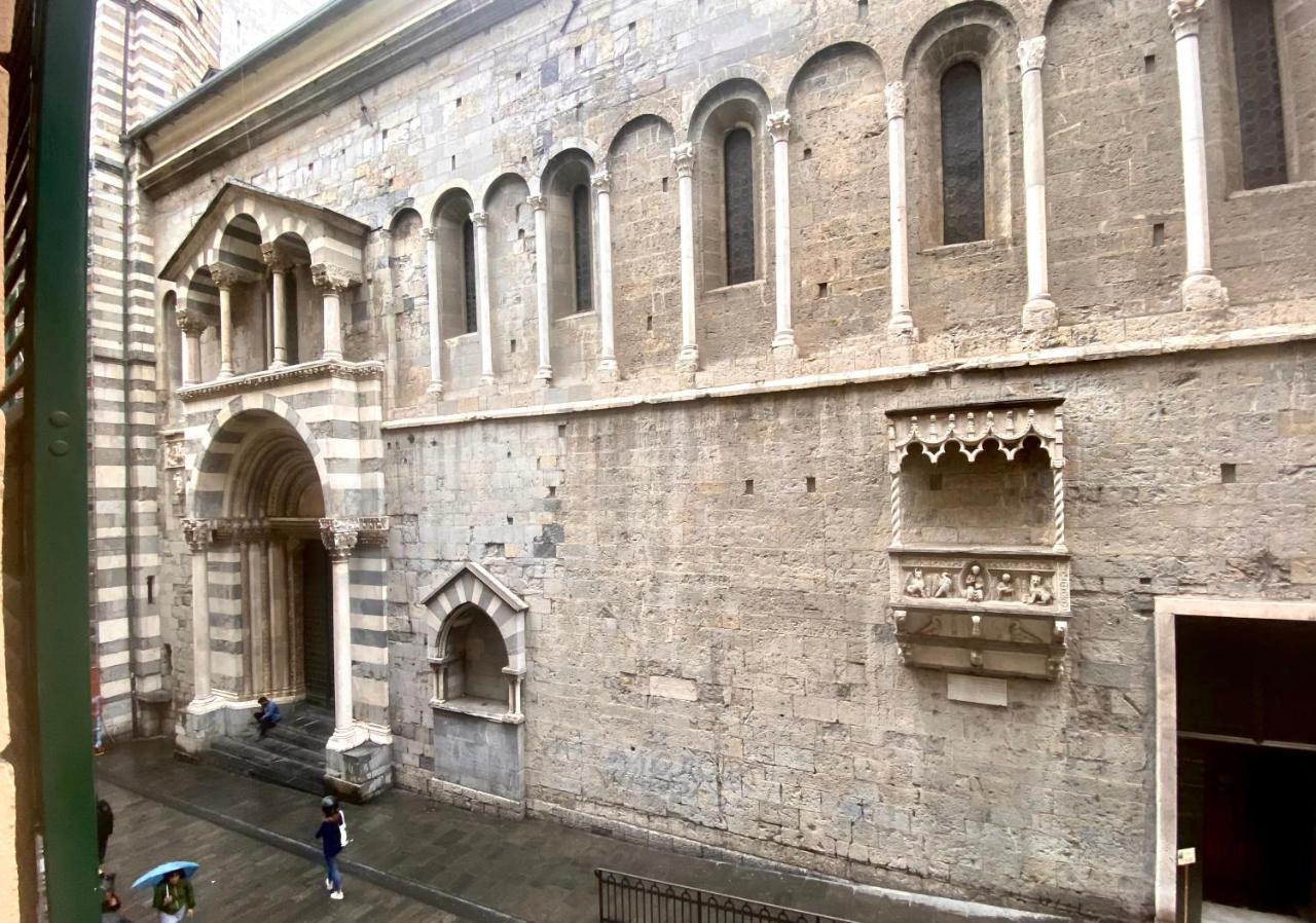 Amazing San Lorenzo 19, Rolli Palace Unesco - Stunning View Overlooking The Cathedral - Free Private Parking- Генуя Екстер'єр фото